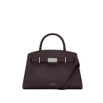 DeMellier The Small Hudson in Bordeaux Small Grain Crossbody Bag | Shoulder & Crossbody Bags | Luxury Shoes 