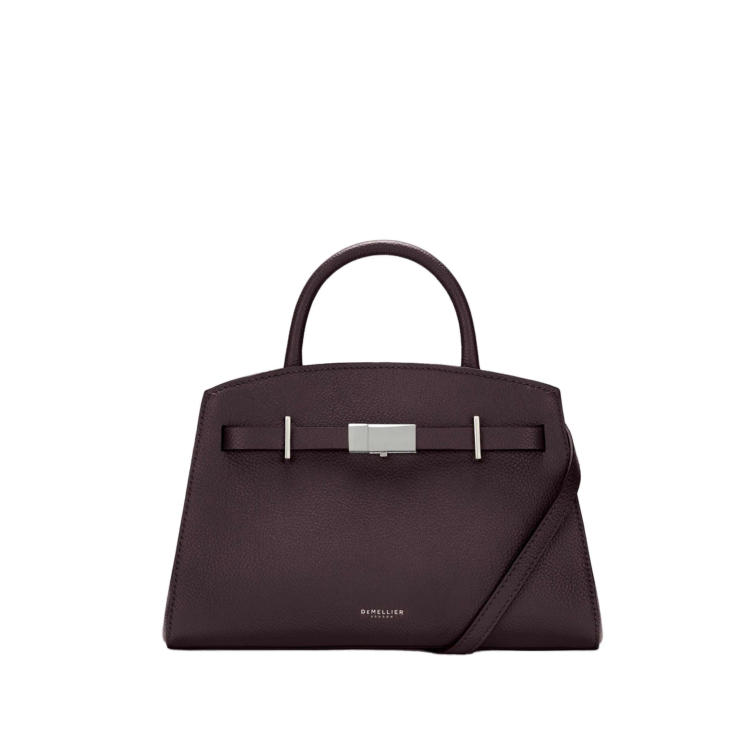 DeMellier The Small Hudson in Bordeaux Small Grain Crossbody Bag DeMellier The Small Hudson in Bordeaux Small Grain Crossbody Bag | Shoulder & Crossbody Bags | Luxury Shoes