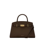 DeMellier The Small Hudson in Mocha Small Grain Crossbody Bag | Shoulder & Crossbody Bags | Luxury Shoes 