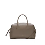 DeMellier The Small Stockholm in Dark Taupe Fine Grain Top-Handle Bag DeMellier The Small Stockholm in Dark Taupe Fine Grain Top-Handle Bag | Totes & Top-Handle Bags | Luxury Shoes