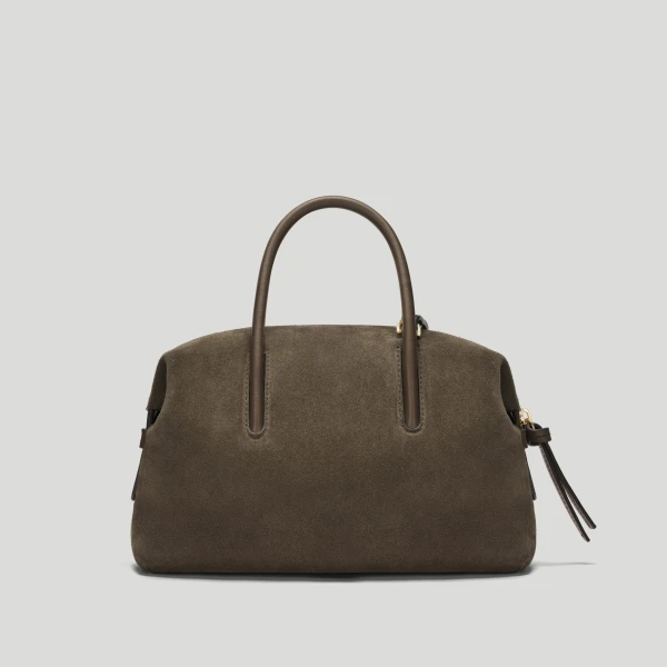 DeMellier The Small Stockholm in Hazel Suede Top-Handle Bag, view 5 | Totes & Top-Handle Bags | Luxury Shoes 
