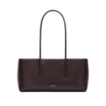 DeMellier The Stockholm Shoulder in Bordeaux Fine Grain Shoulder Bag | Shoulder & Crossbody Bags | Luxury Shoes 