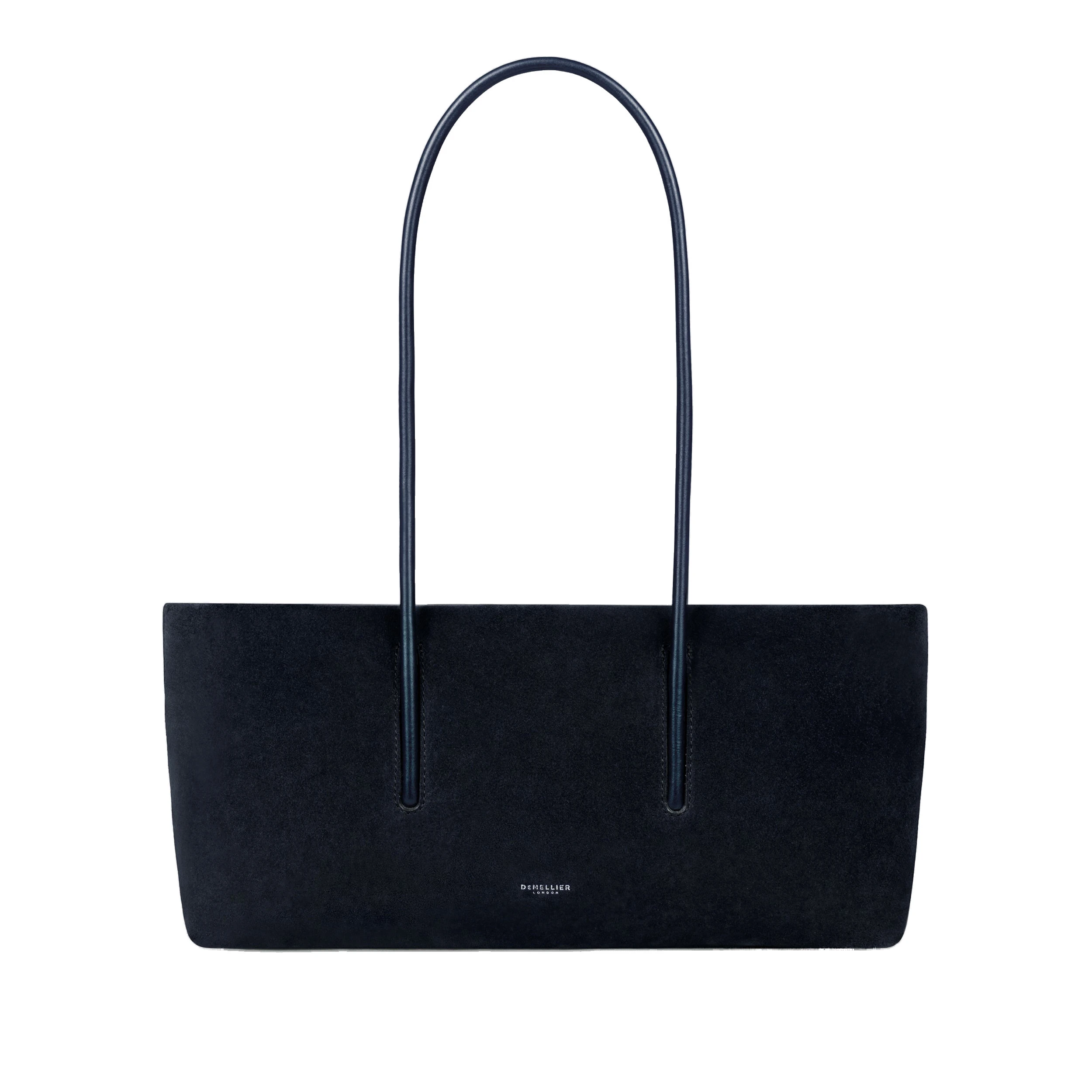 DeMellier The Stockholm Shoulder in Midnight Blue Suede Shoulder Bag DeMellier The Stockholm Shoulder in Midnight Blue Suede Shoulder Bag | Shoulder & Crossbody Bags | Luxury Shoes