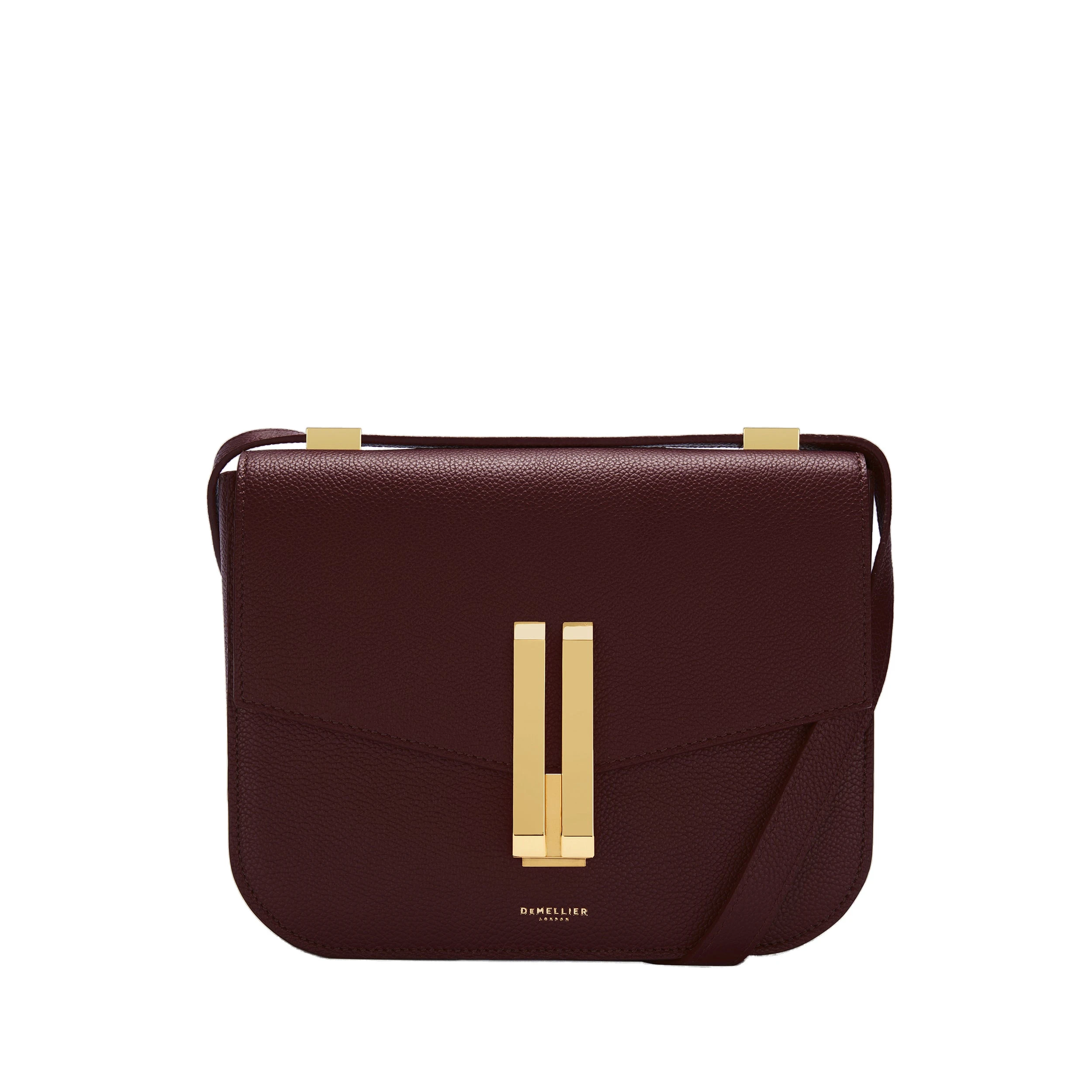DeMellier The Vancouver in Burgundy Small Grain Crossbody Bag DeMellier The Vancouver in Burgundy Small Grain Crossbody Bag | Shoulder & Crossbody Bags | Luxury Shoes