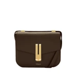 DeMellier The Vancouver in Mocha Small Grain Crossbody Bag | Shoulder & Crossbody Bags | Luxury Shoes 