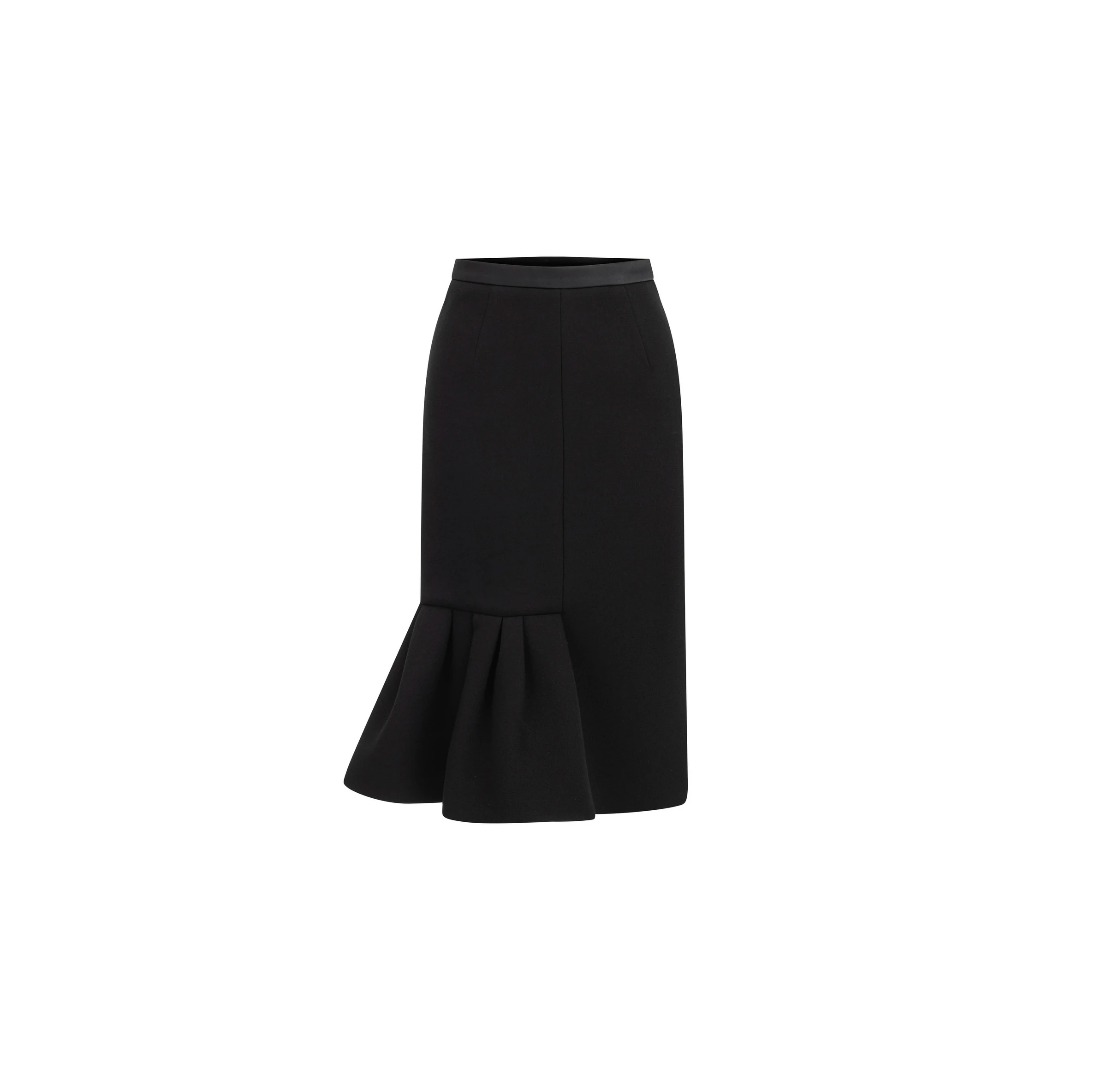 Dice Kayek Asymmetric Hem Midi Skirt in Black Dice Kayek Asymmetric Hem Midi Skirt in Black | Midi Skirts | Luxury Shoes