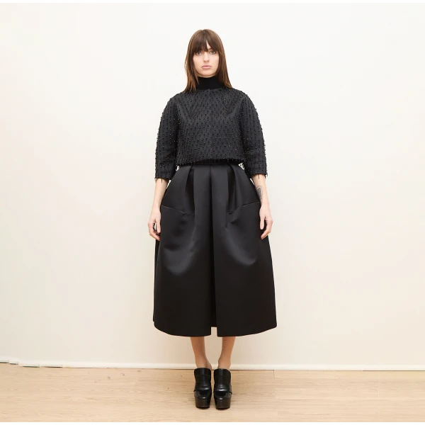 Dice Kayek Beaded Fringe Jacket in Black | Jackets | Luxury Shoes 