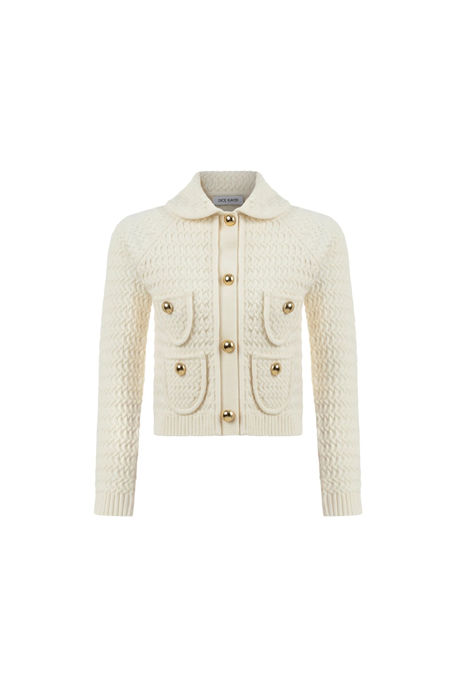 Dice Kayek Buttoned Cardigan in Off White Dice Kayek Buttoned Cardigan in Off White | Cardigan | Luxury Shoes