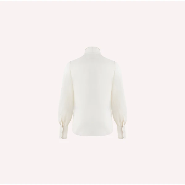 Dice Kayek Classic Tuxedo Shirt in Off White | Shirts | Luxury Shoes 