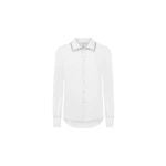 Dice Kayek Crystal Collar Cotton Shirt in White | Shirts | Luxury Shoes 