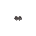 Dice Kayek Crystal-Embellished Big Ribbon Brooch in White | Brooches & Pins | Luxury Shoes 