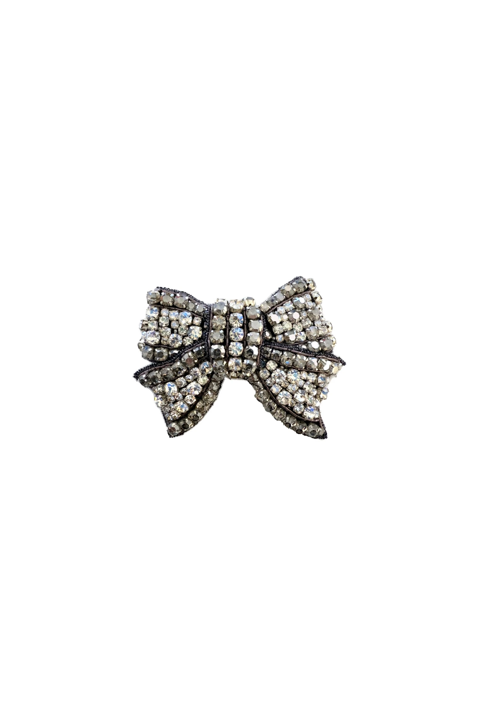 Dice Kayek Crystal-Embellished Bow Brooch BR50030 in White Dice Kayek Crystal-Embellished Bow Brooch BR50030 in White | Brooches & Pins | Luxury Shoes