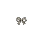 Dice Kayek Crystal-Embellished Bow Brooch in Black | Brooches & Pins | Luxury Shoes 