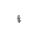 Dice Kayek Crystal-Embellished Lizard Brooch Pave in White | Brooches & Pins | Luxury Shoes 