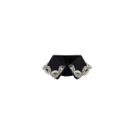 Dice Kayek Embellished Collar in Black | Collar | Luxury Shoes 