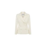 Dice Kayek Fitted Blazer in Off White | Blazers | Luxury Shoes 