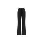 Dice Kayek Flared Sweatpants with Drawstring Waist in Black | Sweatpants | Luxury Shoes 