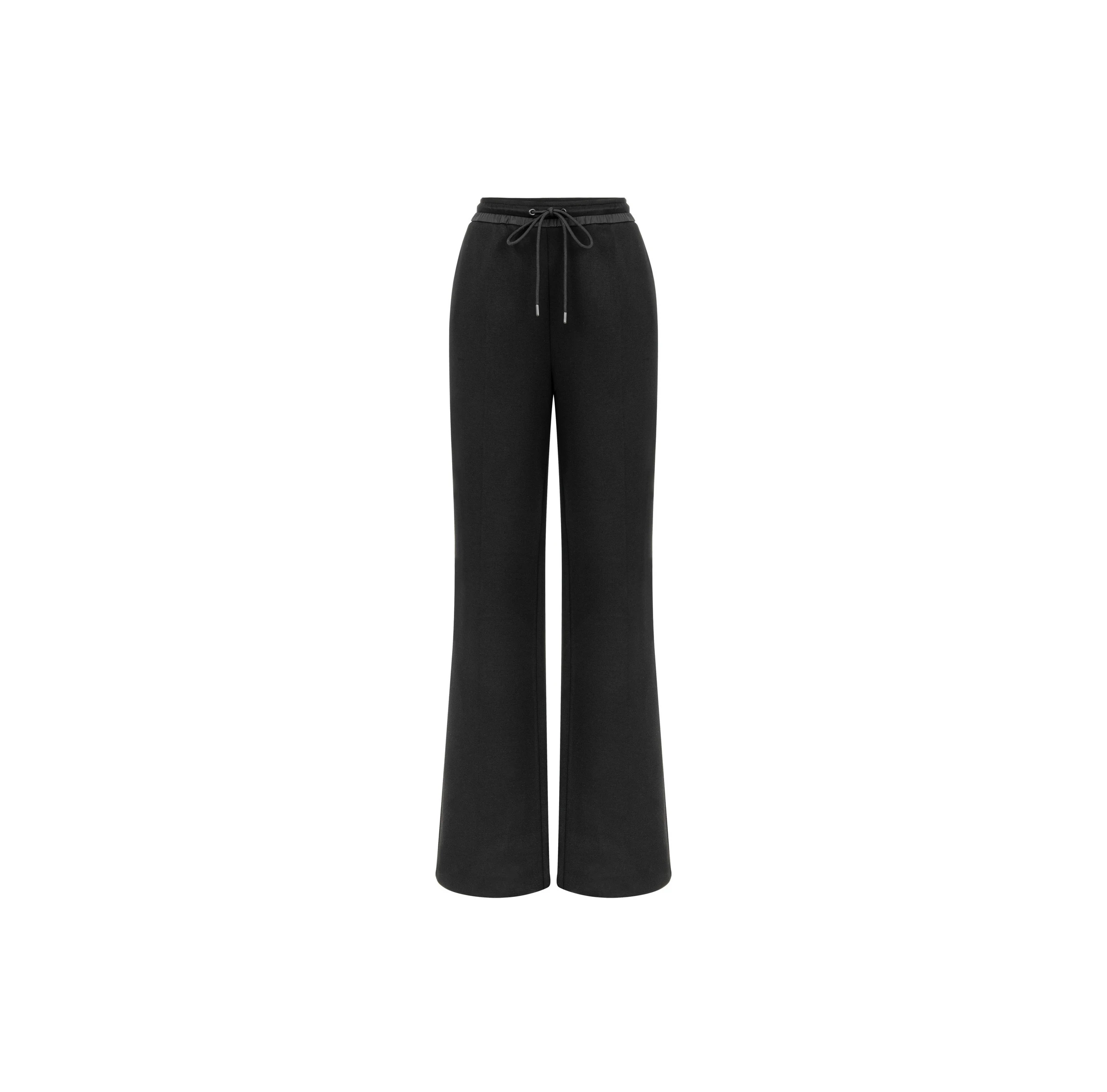 Dice Kayek Flared Sweatpants with Drawstring Waist in Black Dice Kayek Flared Sweatpants with Drawstring Waist in Black | Sweatpants | Luxury Shoes