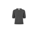 Dice Kayek Grey Embellished Knit Top | Sweaters | Luxury Shoes 