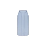 Dice Kayek High-Waisted Midi Pencil Skirt in Blue | Pencil Skirts | Luxury Shoes 