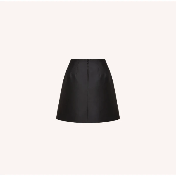 Dice Kayek Sculptural Fold Mini Skirt in Black | Mini Skirts | Luxury Shoes 