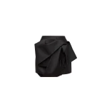 Dice Kayek Sculptural Fold Mini Skirt in Black | Mini Skirts | Luxury Shoes 