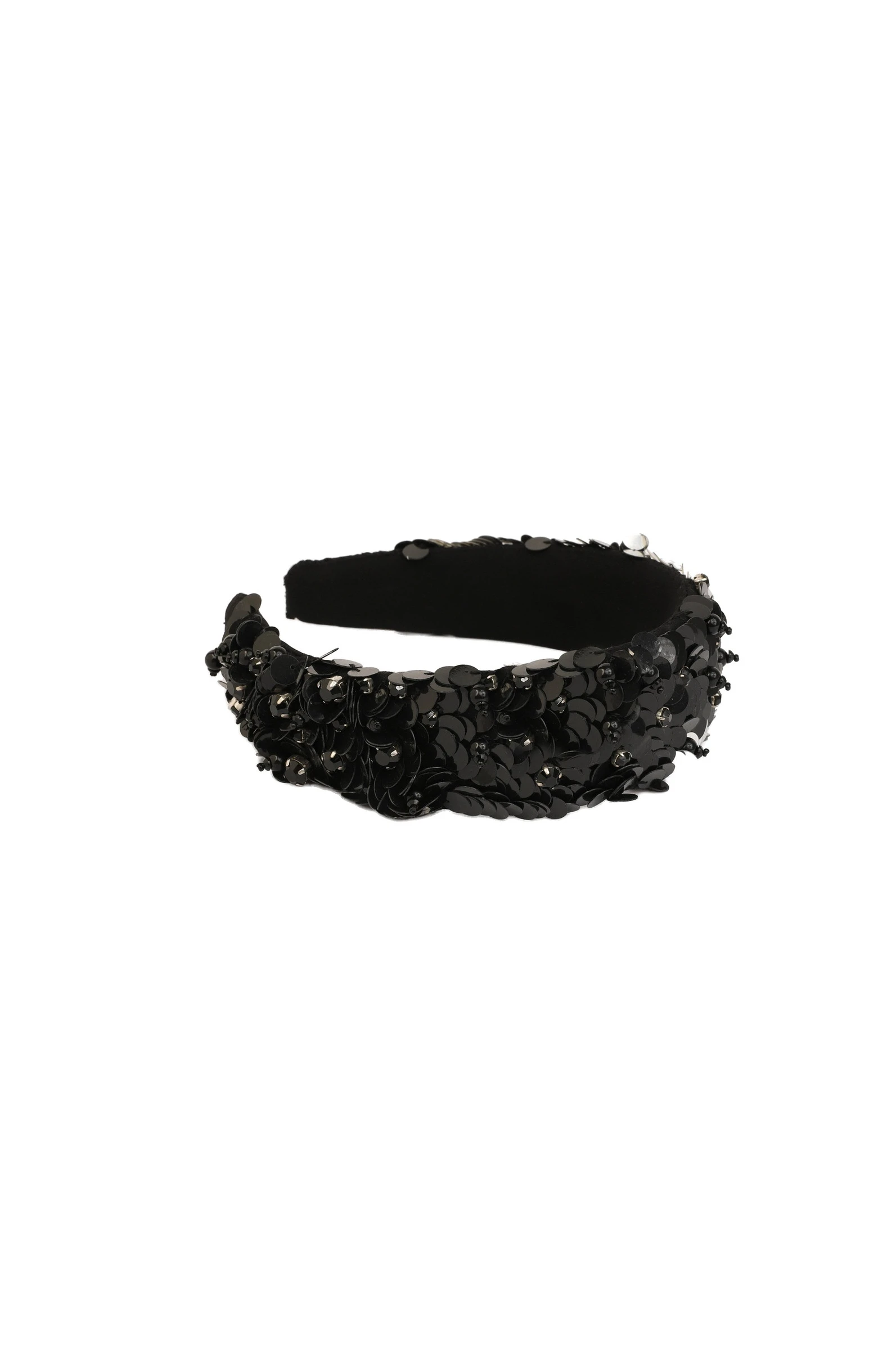 Dice Kayek Sequined Headband in Black Dice Kayek Sequined Headband in Black | Hair Accessories | Luxury Shoes