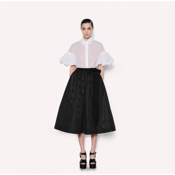 Dice Kayek Signature Cotton Voile Shirt in Optic White | Shirts | Luxury Shoes 