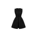 Dice Kayek Signature Sleeveless Mini Dress in Black | Mini Dresses | Luxury Shoes 