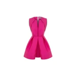 Dice Kayek Signature Sleeveless Mini Dress in Fuchsia | Mini Dresses | Luxury Shoes 