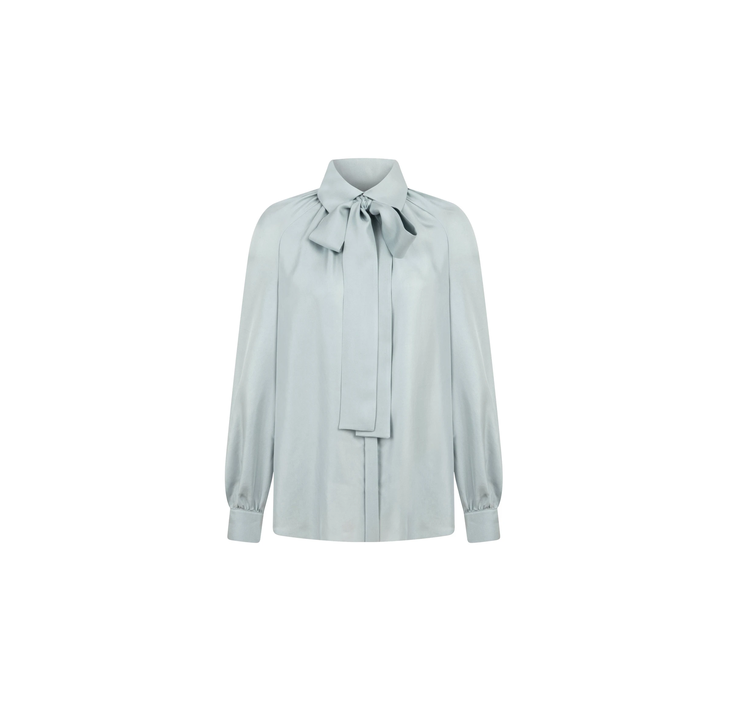 Dice Kayek Silk Tie Blouse in Nile Dice Kayek Silk Tie Blouse in Nile | Blouse | Luxury Shoes