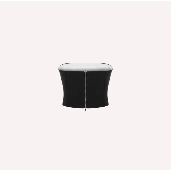 Dice Kayek Strapless Corset Top in Black | Sleeveless | Luxury Shoes 