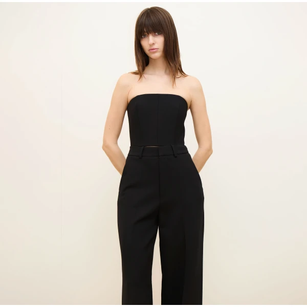 Dice Kayek Strapless Corset Top in Black | Sleeveless | Luxury Shoes 
