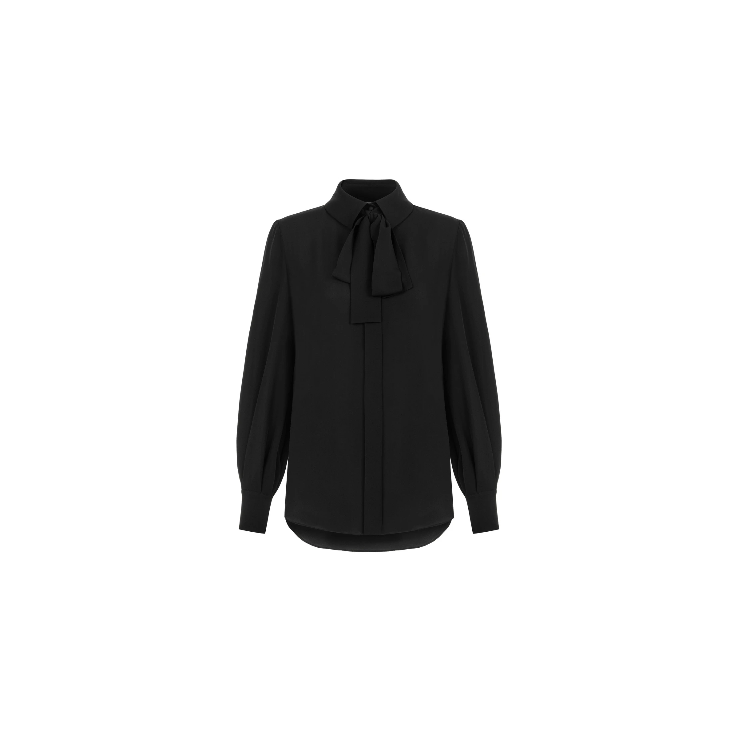 Dice Kayek Tied Neck Classic Blouse in Black Dice Kayek Tied Neck Classic Blouse in Black | Blouse | Luxury Shoes