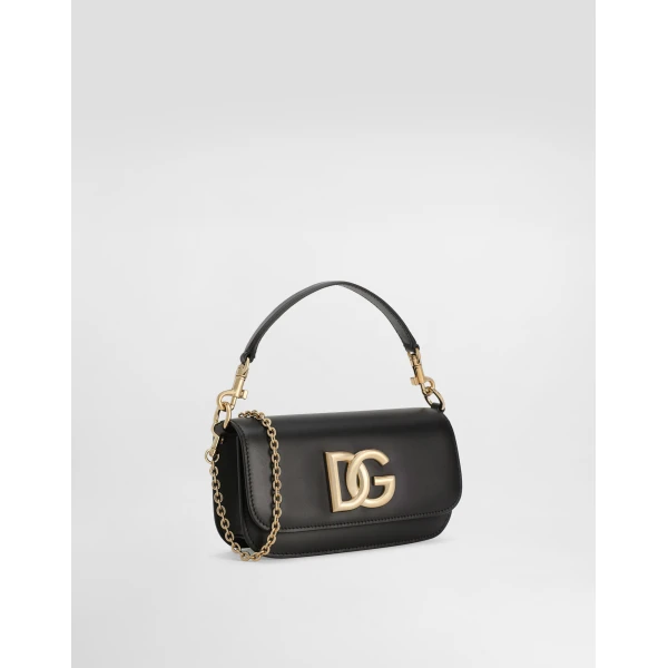 Black Dolce & Gabbana 3.5 crossbody bag, view 3 | Shoulder & Crossbody Bags