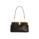 Black Dolce & Gabbana Amanda handbag in mesh and palmellato calfskin | Totes & Top-Handle Bags