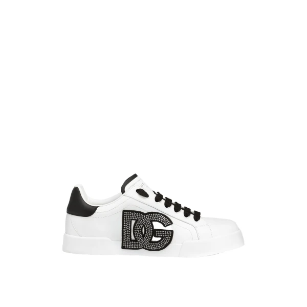Multicolour Dolce & Gabbana Calfskin Portofino light strobel sneakers | Sneakers