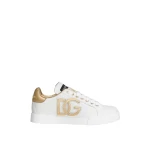 Multicolour Dolce & Gabbana Calfskin Portofino sneakers with DG logo | Sneakers