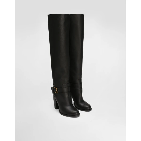 Black Dolce & Gabbana Calfskin boots, view 2 | Boots