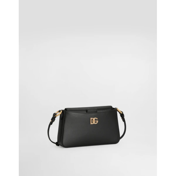 Black Dolce & Gabbana Calfskin phone bag, view 3 | Mini Bags