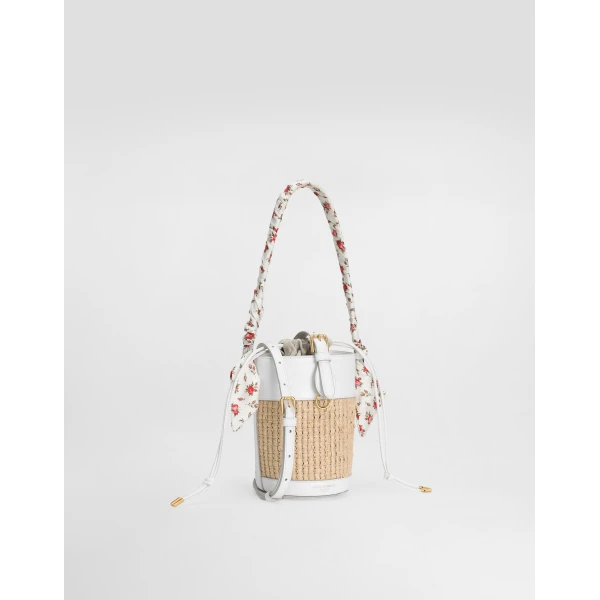 Multicolour Dolce & Gabbana Capri bucket bag, view 3 | Bucket Bags