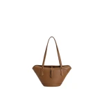 Brown Dolce & Gabbana Capri coffa bag in calfskin | Totes & Top-Handle Bags