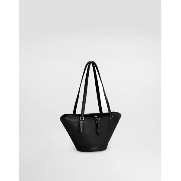 Black Dolce & Gabbana Capri crow's nest, view 2 | Totes & Top-Handle Bags