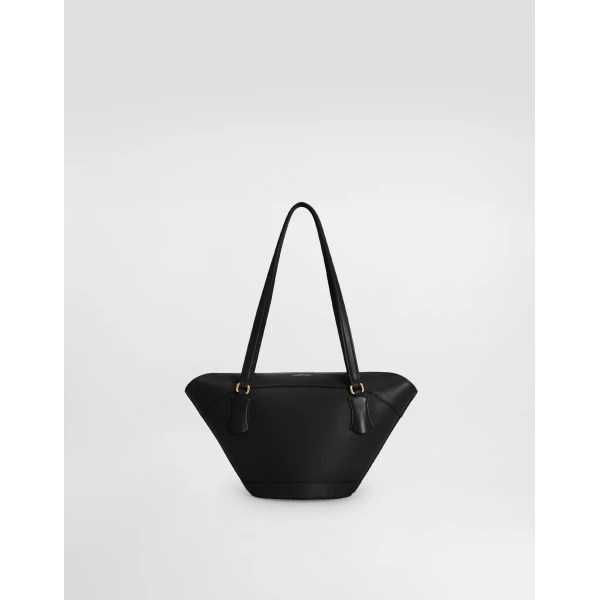 Black Dolce & Gabbana Capri crow's nest, view 3 | Totes & Top-Handle Bags