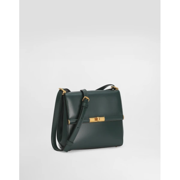 Green Dolce & Gabbana City Marlene bag in palmellato calfskin, view 3 | Shoulder & Crossbody Bags
