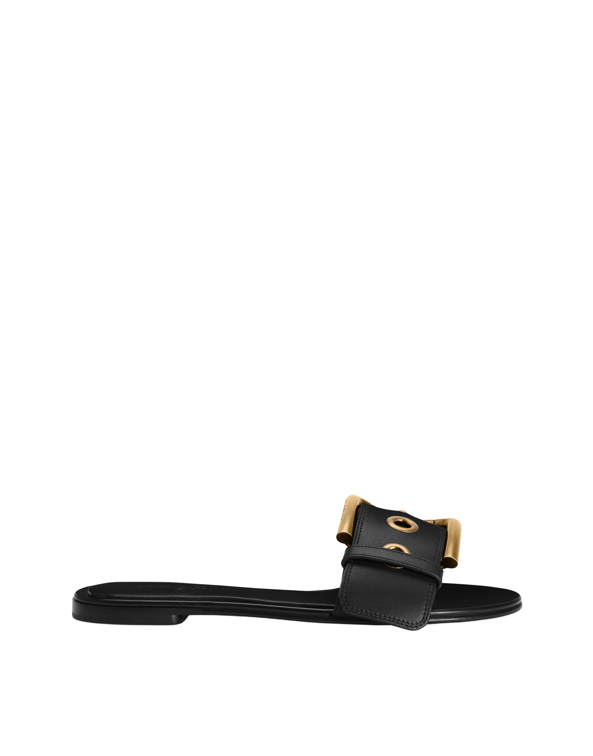 Dolce & Gabbana Cowhide flat slippers