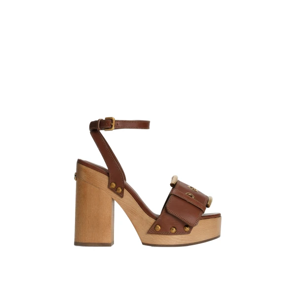 Brown Dolce & Gabbana Cowhide wedge sandals | Sandals