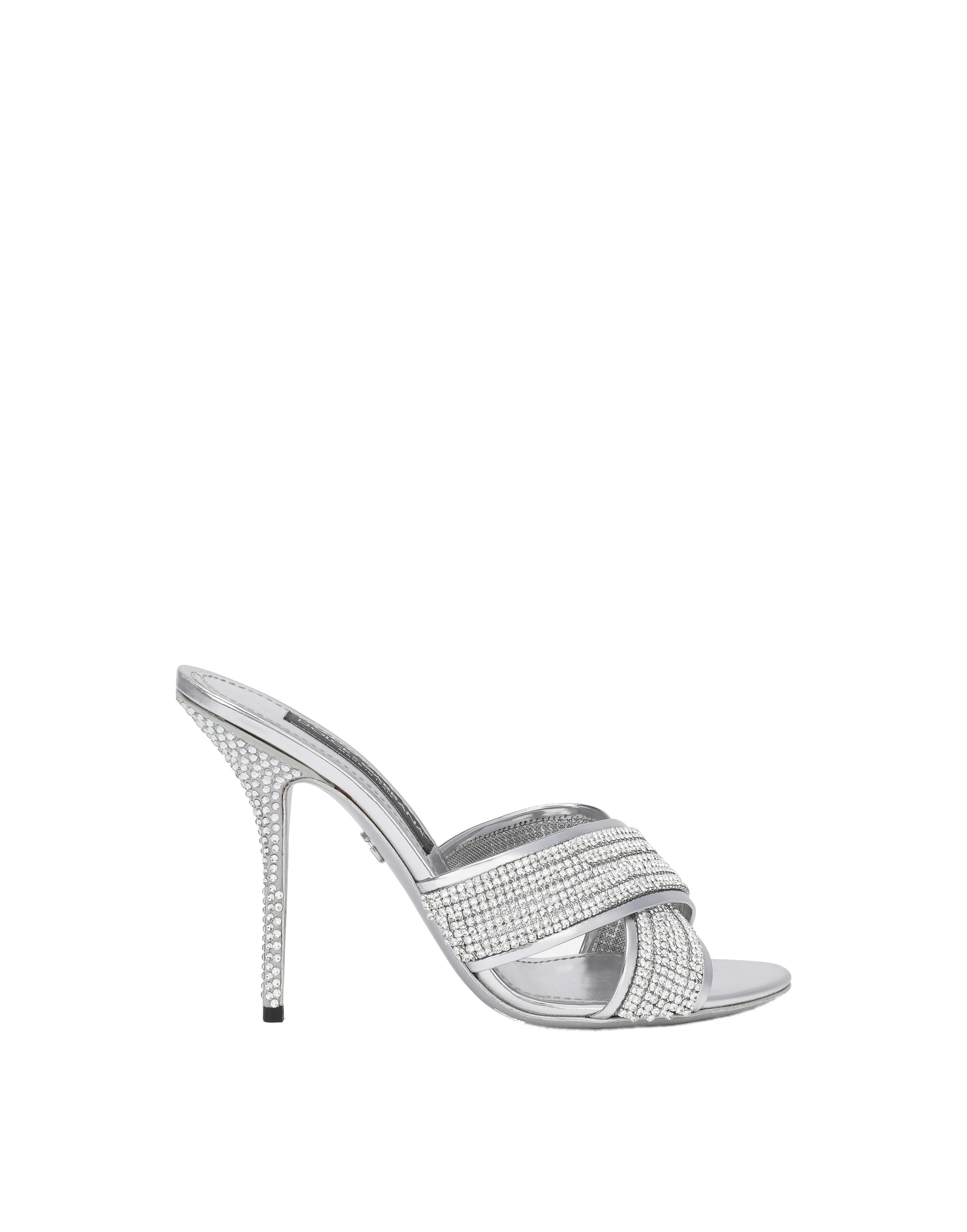 Dolce & Gabbana Crystal mesh mules