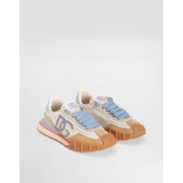 Multicolour Dolce & Gabbana DG Athletic fabric sneakers, view 2 | Sneakers