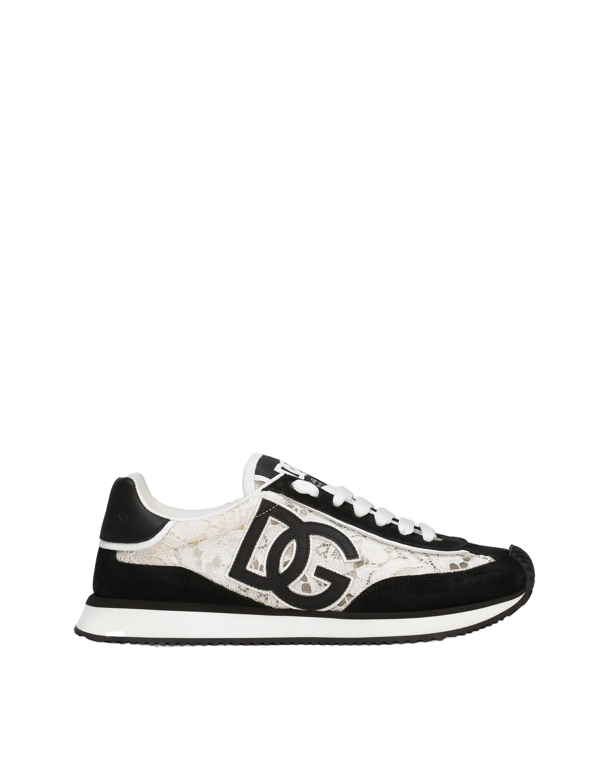 Dolce & Gabbana DG Cushion sneakers in calfskin and fabric
